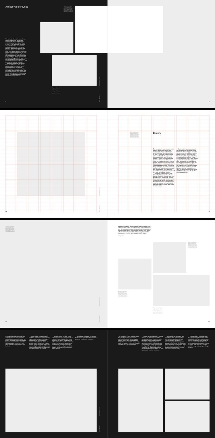 Coffee Table Book Grid System for Adobe InDesign Square Editorial Layout, Coffee Table Book Design Templates, Square Layout Design Book, Square Page Layout, Square Editorial Design, Coffee Table Book Template, Coffee Book Layout, Square Book Design, Coffee Table Books Layout