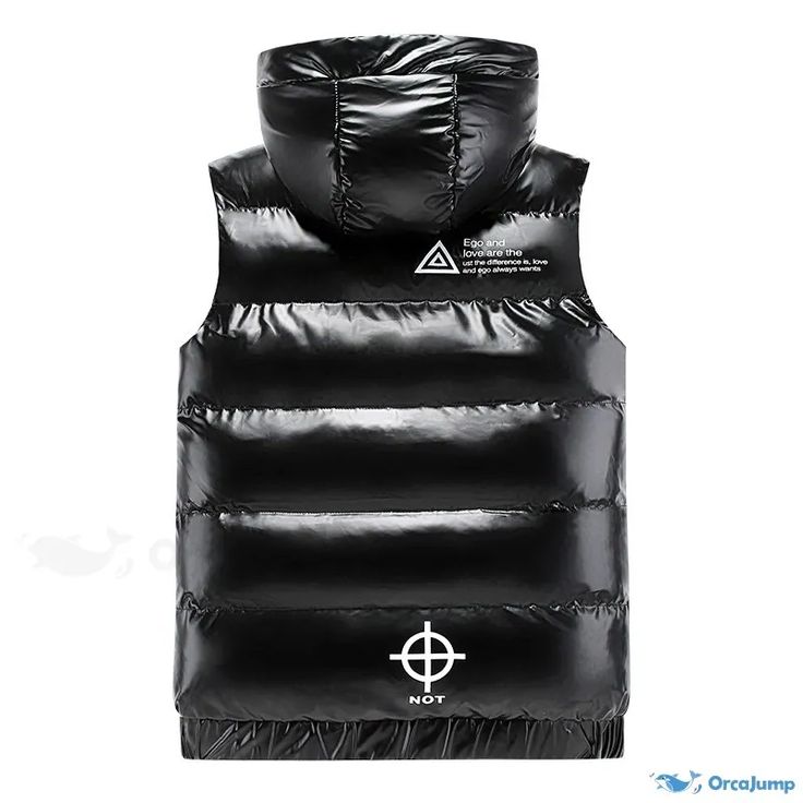 OrcaJump - Autumn Casual Vest Suit with Sleeveless Jacket Sleeveless Techwear Outerwear For Streetwear, Functional Black Vest Outerwear, Functional Black Outerwear Vest, Functional Winter Streetwear Vest, Fitted Vest Outerwear For Functional Style, Black Windproof Vest For Winter, Fitted Outdoor Vest Outerwear, Techwear Vest For Winter Streetwear, Fitted Sleeveless Functional Outerwear