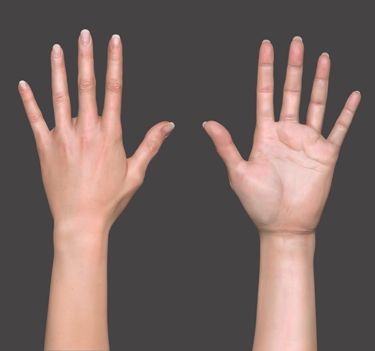 two hands reaching up to each other with one hand extended out and the other raised