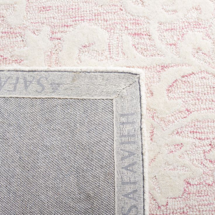 close up view of the corner of a rug