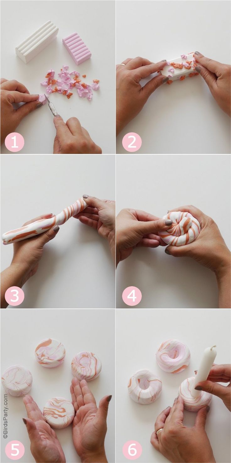 instructions for how to make marshmallows with fondant and cotton swabs