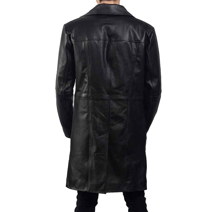 Mens Black Real Cowhide Leather Trench Steampunk Gothic Matrix Winter Coat JacketThis Coat Features:100% Real Leather Composition.Button Closure.Stylish Collar.Inside Polyester Lining.Wind Breaker.Durable Long Lasting Stitching.Please note we work on ACTUAL MEASUREMENTS NOT ON REGIONAL SIZES.Kindly let us know your Actual Measurements Measured using a Measuring Tape.CUSTOM ORDERS are NOT returnable in any case. SIZING: Please measure yourself carefully with a measuring tape to avoid any disappointment. Please see the attached size guide and follow the instructions. These Coats are not pre-made & will be Hand Crafted upon receipt of your order. The customer will need to pay for shipping of exchange item if wrong size was ordered. Please select custom and use Special instructions and provide Gothic Leather Outerwear With Long Sleeves, Black Gothic Leather Outerwear, Fitted Gothic Leather Jacket, Formal Fall Biker Outerwear, Gothic Leather Outerwear For Fall, Fall Gothic Leather Outerwear, Leather Biker Outerwear With Buttons, Fitted Biker Outerwear With Button Closure, Punk Style Leather Jacket For Winter