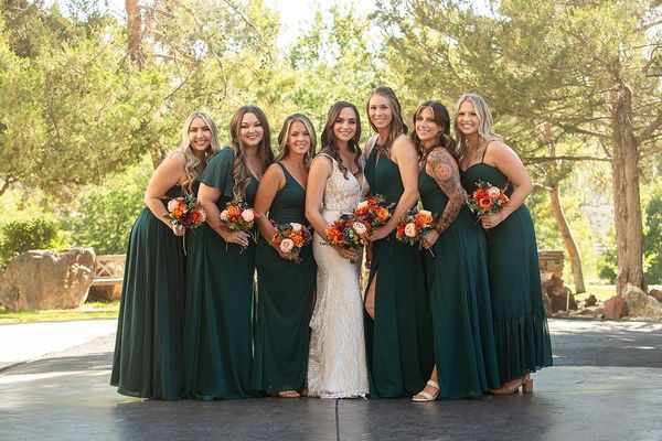 a group of women standing next to each other