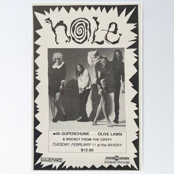 an old concert poster with the band molie on it's back side, in black and white