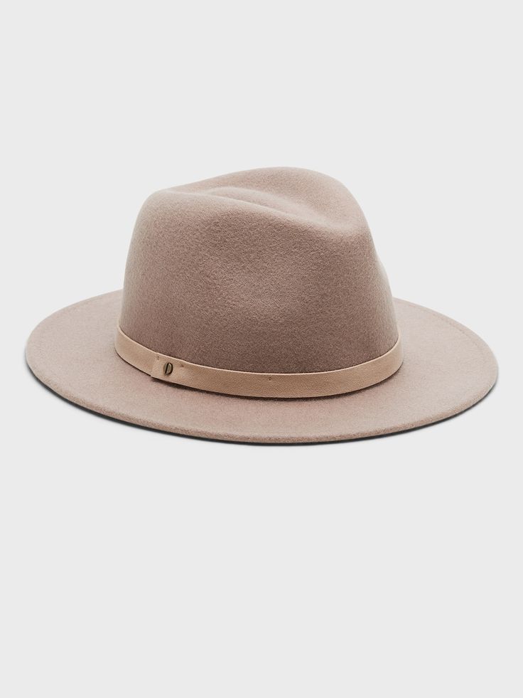 Wool Felt Fedora | Banana Republic Classic Felt Hat For Everyday Fall Wear, Classic Felt Hat For Fall, Fall Fedora Fur Felt Hat, Fur Felt Fedora For Fall, Fall Fur Felt Fedora Hat, Wide Brim Fur Felt Fedora For Fall, Fur Felt Hat With Short Brim For Fall, Fall Fur Felt Hat With Short Brim, Fall Short Brim Fur Felt Hat