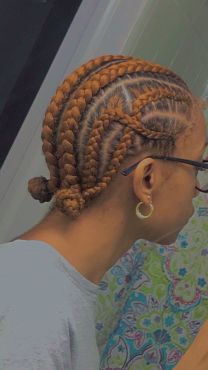 Braided Up Natural Hairstyles, Braid Styles No Added Hair, Cornrow No Hair Added, Cornrow Hairstyles No Hair Added, 4 Cornrows Braids Black Women Natural Hair, Two Cornrow Braids Natural Hair Short, Protective Styles For Natural Hair Short Braids, Natural Straight Back Braids, Straight Backs On Natural Hair