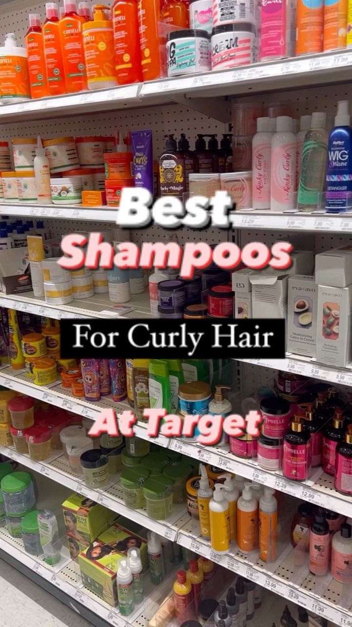 desirosecurlss on Instagram: Best Shampoos For Curly Hair @target ⬇️ From chelating shampoos to moisturizing shampoos @target has a shampoo for every need. These are… 4c Hair Shampoo And Conditioner, Best Drugstore Shampoo And Conditioner For Curly Hair, Good Shampoo For Curly Hair, Curly Shampoo And Conditioner, Best Shampoos For Curly Hair, Best Clarifying Shampoo For Curly Hair, Best Curly Hair Shampoo And Conditioner, Shampoo For Black Women, Shampoo And Conditioner For Curly Hair