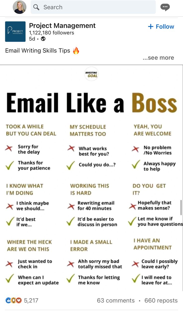 an email like a boss is shown on the page, and it appears to be very confusing