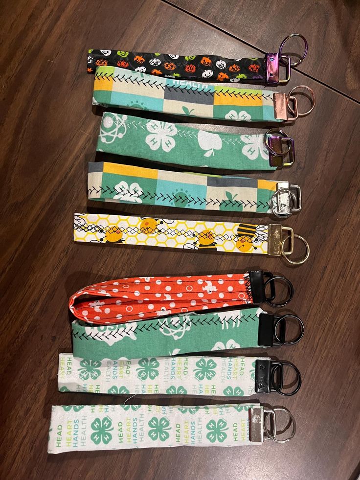 Homemade keychain. Loop or flat. Please ask if you are looking for a specific fabric.  I will do my best to match any requests. Homemade Keychain, Keychain Loop, Key Chains, Keychains, Labour Day, Beauty Book, Accessory Gift, Birthday Gifts, Pet Supplies