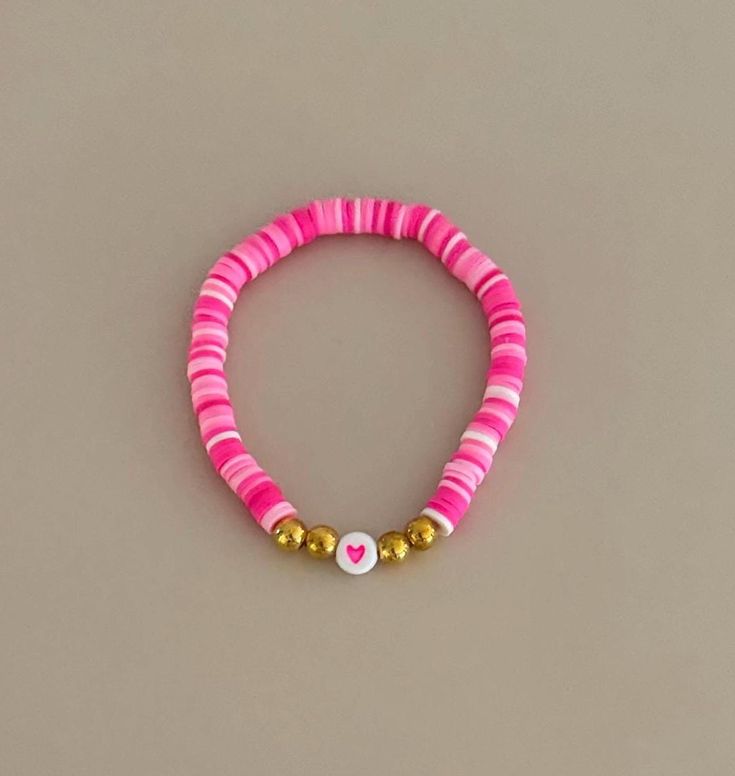 Bright pinkalicious love bracelet Trendy Pink Beaded Charm Bracelet, Adjustable Casual Bracelets For Valentine's Day, Playful Pink Adjustable Stretch Bracelet, Playful Pink Bracelets With Round Beads, Pink Round Beads Charm Bracelet For Friendship, Playful Adjustable Pink Stretch Bracelet, Pink Charm Bracelet With Round Beads For Friendship, Trendy Pink Charm Bracelet For Friendship, Adjustable Pink Stretch Bracelet