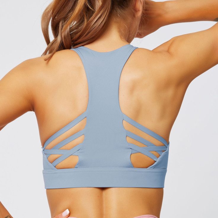 Trudy Racerback Sports Bra - (Padded, suited for high-impact workouts) Suitable for both for low-impact workouts (yoga, pilates, static exercises, etc), as well as high-impact workouts (Hiit, Kickboxing, Cardio workouts) Sports Bra Material: - Nylon - Stretchable yet well structured to ensure ample support during high-intensity workouts - breathable - quick to dry Key Features: - beautiful workmanship and well-sewn at the seams - racer-back like straps allows flexibility of arm movements especia Athleisure Sports Bra With Built-in Padding, T-back, Sports Bra With Built-in Padding For Yoga, Athleisure T-back Sports Bra For Workout, Functional T-back Sports Bra For Workout, Sporty T-back Activewear For Pilates, Sporty T-back Activewear For Training, Compression Yoga Sports Bra With Built-in Padding, Compressive T-back Activewear For Workout, Sporty Sports Bra With Built-in Padding For Pilates