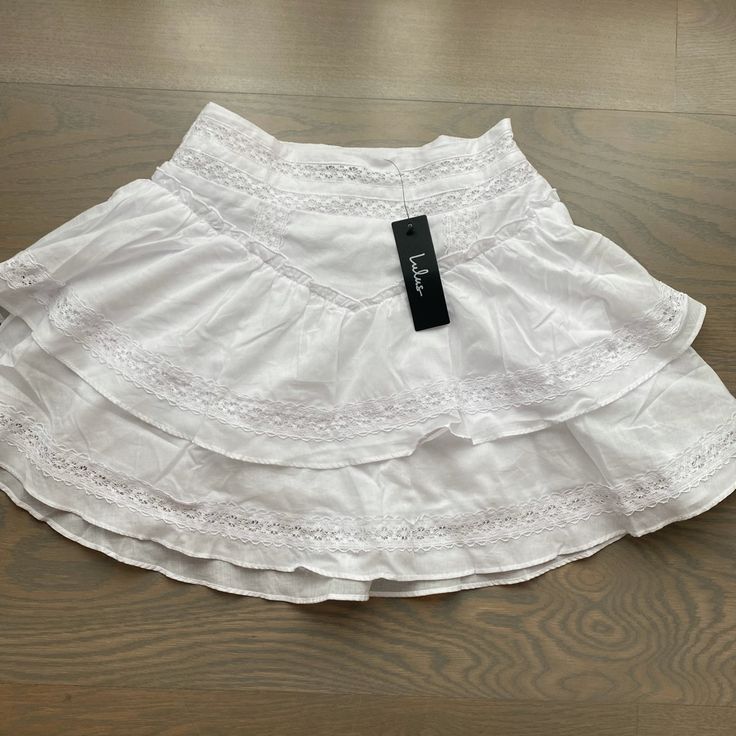 Women’s Lulu’s White Mini Skirt, Size Xs, White, Brand New Coquette Skirts, Mini White Skirt, Short White Skirt, Mexican Outfits, Coquette Skirt, High Waisted Plaid Skirt, Ruffle Wrap Skirt, Lulu Skirt, Navy Mini Skirt