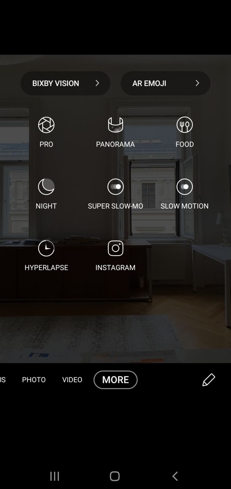 the home screen is showing different types of lighting