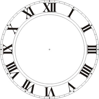 a clock face with roman numerals in the middle, vintage line drawing or engraving illustration