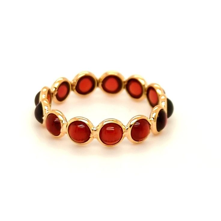 A stunning specimen of the beauty of garnet set in 18kt gold. Lightweight and gorgeous, these are a great gift for anyone on your list. Perfect for everyday wear or for those who like to make a dainty minimalist statement. Size : choose from dropdown Metal : 18kt Gold Gemstones : Garnet , Stone Size - 3mm See other items from my store here https://www.etsy.com/shop/GalantaJewels?ref=hdr_shop_menu Packaging : All products purchased from us come in a gift box. If you need to include a message, kin Red Gemstone Ring, January Birthstone Rings, Garnet Gem, Promise Ring Gift, Minimalist Gifts, Red Gemstones, January Birthstone, Garnet Stone, Red Band