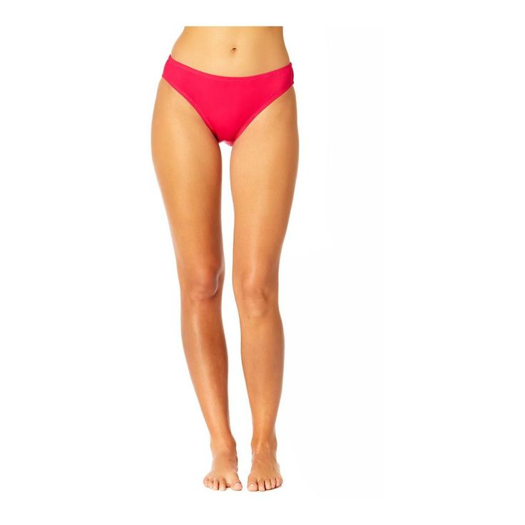 Enjoy the summer with our Basic Bottom and look sophisticated at the beach all season long. Made from copper-infused fabric, these swim bottoms have anti-bacterial and odor-control properties, ensuring lasting freshness during your active beach days. These swim bottoms will flatter your hips while providing moderate coverage and sun protection from its UPF 50+ rating. Pair these swim bottoms with our matching Banded V-Neck Longline Bra for a complete summer look! 4-way Stretch Swimwear For Surfing During Beach Season, Solid Summer Bottoms With Smoothing Details, Solid Color Summer Bottoms With Smoothing, Solid Smoothing Bottoms For Summer, Beachwear Bottoms With Upf 50+ For Sunbathing, Pink 4-way Stretch Swimwear For Beach, Solid Swimwear With Uv Protection For Surfing, Stretch Beach Bottoms With Upf 50+, Pink High-cut Leg Bottoms For Beach Season