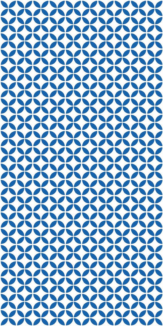 a blue and white geometric pattern