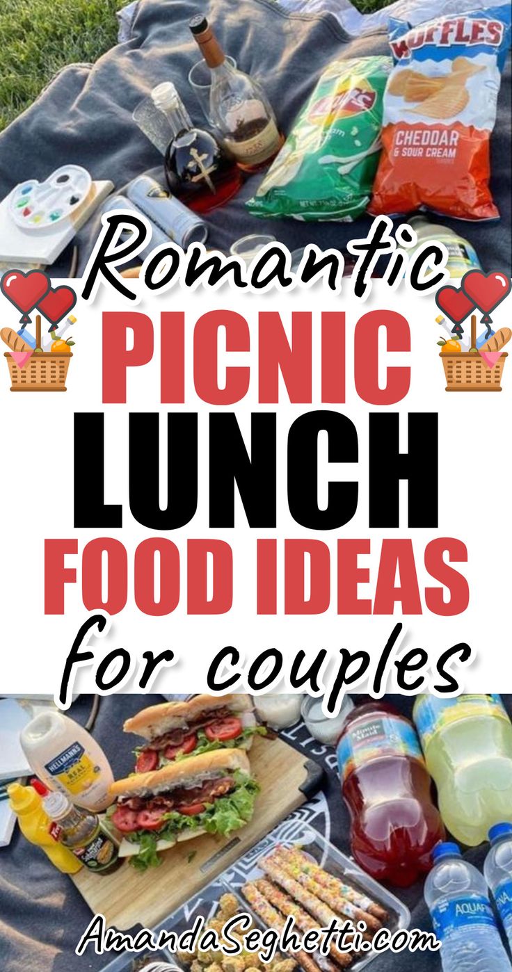 Romantic Picnic Lunch Food Ideas For Couples What To Eat On A Picnic Date, Beach Date Food Ideas, Picnic Lunch Date, Cute Picnic Food Ideas Date, Picnic For 2 Ideas, Planning A Picnic Date, Lunch Date Food Ideas, Picnic Lunch Date Ideas, Romantic Picnics Food