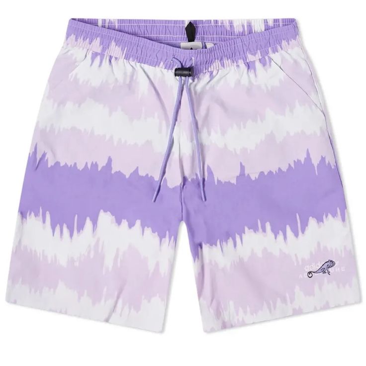 Adidas Adventure Archive Printed Mens Woven Shorts Chameleon Logo Size S Gn2346 Adidas Adventure Archive Printed Mens Woven Shorts Chameleon Logo Color: Purple And White Mens Size: Medium All Exact Measurements Are Included In The Pictures Condition: Wonderful Brand New, No Flaws Located Notes/Description: Adidas Adventure Archive Printed Mens Woven Shorts Chameleon Logo Specifications Regular Fit Adjustable Waist With Belt Closure 100% Nylon Plain Weave Medium Rise Side Pockets Allover Print Pl Adidas Soccer Shorts, Adidas Retro, Adidas Design, Adidas Crazy, Tennis Shorts, Woven Shorts, Man Weave, Soccer Shorts, Adidas Trefoil