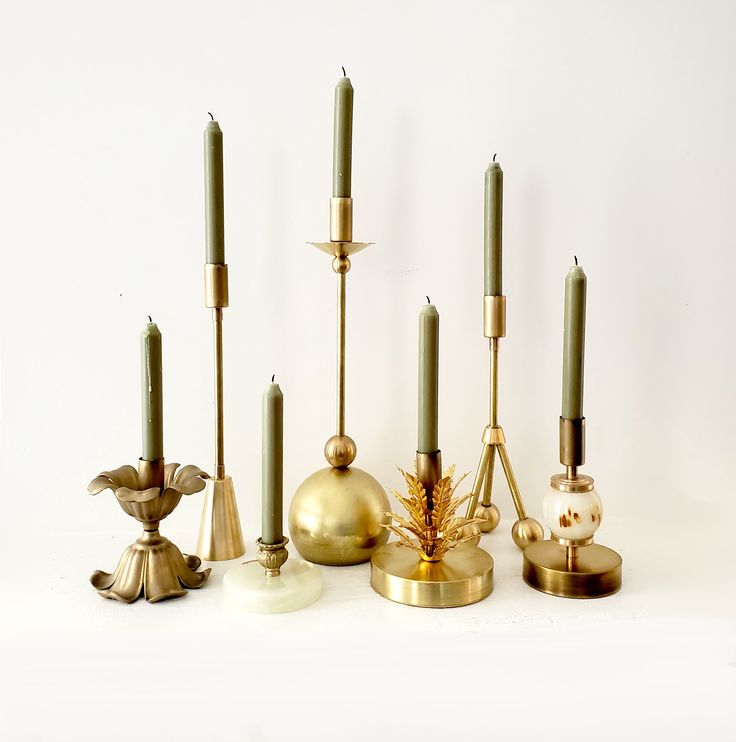 there are many different types of candle holders