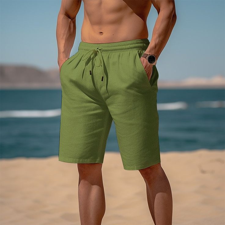 Season:Summer; Fabric:100% Cotton; Gender:Men's; Style:Classic Style,Fashion; Occasion:Holiday,Daily,Casual; Fit Type:Regular Fit; Function:Breathable,Comfort; Waistline:Mid Waist; Pattern:Plain; Design:Straight Leg,Drawstring,Elastic Waist; Brand:OUKU; Pants Type:Shorts,Beach Shorts,Summer Shorts; Fly Type:Drawstring,Elasticity; Front page:FF; Listing Date:06/19/2023; Hips:; Length:; Waist:; Fit US Size:null; Fit UK Size:null; Fit EU Size:null; Pants Length:Short Bottoms With Built-in Shorts For Vacation Leisure, Leisure Bottoms With Pockets For Vacation, Vacation Leisure Bottoms With Pockets, Leisure Bermuda Bottoms For Summer, Bermuda Bottoms For Leisure In Summer, Summer Bermuda Leisure Bottoms, Casual Solid Color Shorts For Vacation, Casual Shorts For Beach Season, Casual Shorts For Beach Season Leisure