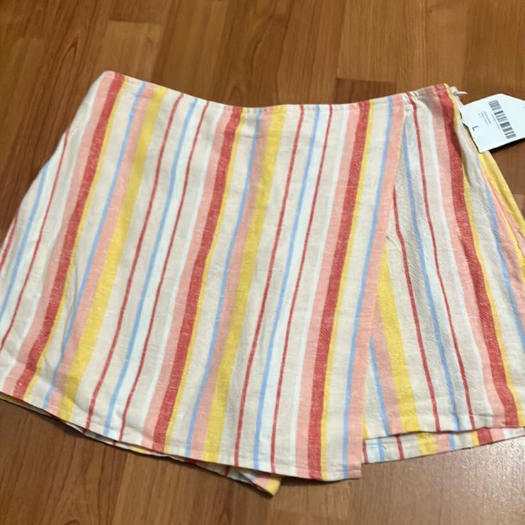 Lightweight And Sweet Skort. Has A Variety Of Colors And Stripes. Can Be Worn For Casual Wear Or Dress It Up! Never Worn And Tags Attached! Never Worn!! Cute Cotton Skort For Summer, Cute Cotton Summer Skort, Cute Spring Vacation Pajama Shorts, Trendy Cotton Pajama Shorts For Spring, Multicolor Skort For Spring, Cute Spring Pajama Shorts, Pink Cute Summer Pajama Shorts, Pink High-waisted Pajama Shorts For Spring, High-waisted Pink Pajama Shorts For Spring