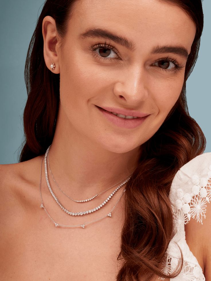 This necklace is the perfect every day look to chase all your dreams, and looking fabulous while doing it. Everyday Stretches, Tennis Jewelry, Dainty Gold Jewelry, Diamond Tennis Necklace, Diamonds Necklace, Park Designs, Tennis Necklace, Initial Jewelry, Cool Necklaces