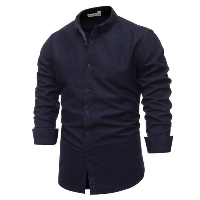 Brand Name: AIOPESONOrigin: CN(Origin)Material: COTTONApplicable Scene: CasualShirts Type: Casual ShirtsSleeve Length(cm): FullStyle: CasualApplicable Season: Spring and AutumnCollar: Turn-down CollarClosure Type: Single BreastedSleeve Style: RegularModel Number: 19014Fabric Type: BroadclothPattern Type: Solid1: camisa masculina2: camisa social masculina3: camisas de hombre4: camisa hombre5: chemise hommematerial: 100% cotton Casual Men Shirt, Oxford Shirt Men, Mens Pajamas Set, Streetwear Shorts, Slim Fit Dress, Men Spring, Camisa Social, Slim Fit Dress Shirts, Fitted Dress Shirts