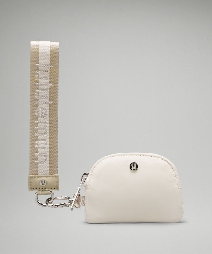 Dual Pouch Wristlet | Women's Bags,Purses,Wallets | lululemon Dual Pouch Wristlet, Opal White, Bags Purses, White Opal, Women's Bags, Purse Wallet, Wallets, Opal, Bag Lady