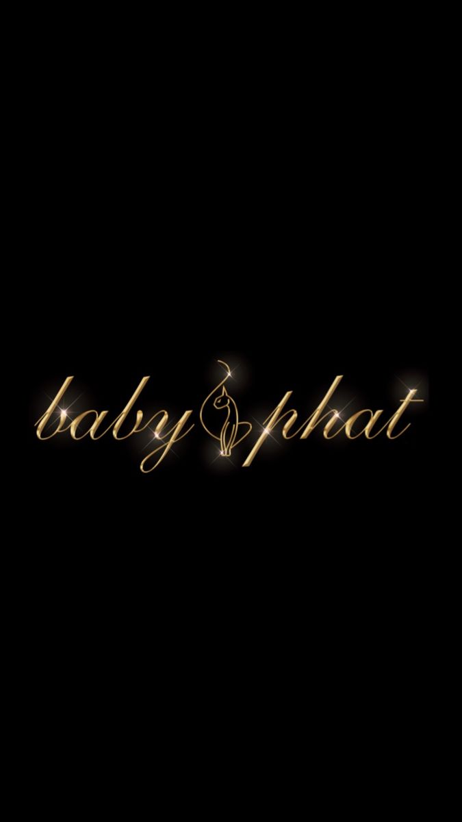 a black background with the words baby and shoot in gold lettering on top of it