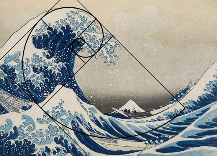 the great wave is depicted in this painting