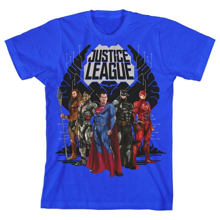 Blue Fan Apparel T-shirt For Fan Events, Blue Superhero T-shirt With Character Print, Blue Graphic Print Top For Fan Events, Superhero Screen Print Tops For Fan Conventions, Blue Graphic Print Tops For Fan Events, Superhero Character Print Tops For Fan Conventions, Comic-con Character Print Crew Neck T-shirt, Blue Graphic Print T-shirt For Fan Conventions, Blue Crew Neck Tops For Fan Conventions