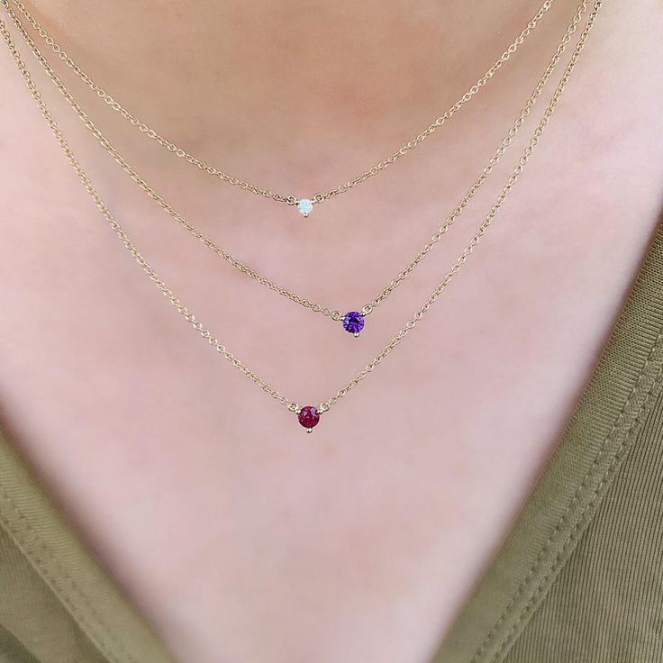 Birthstone necklaces Daily Necklace, Petite Necklace, 14k Gold Necklace, Rose Gold Necklace, Layering Pieces, Citrine, Stone Color, Birthstone, Womens Necklaces