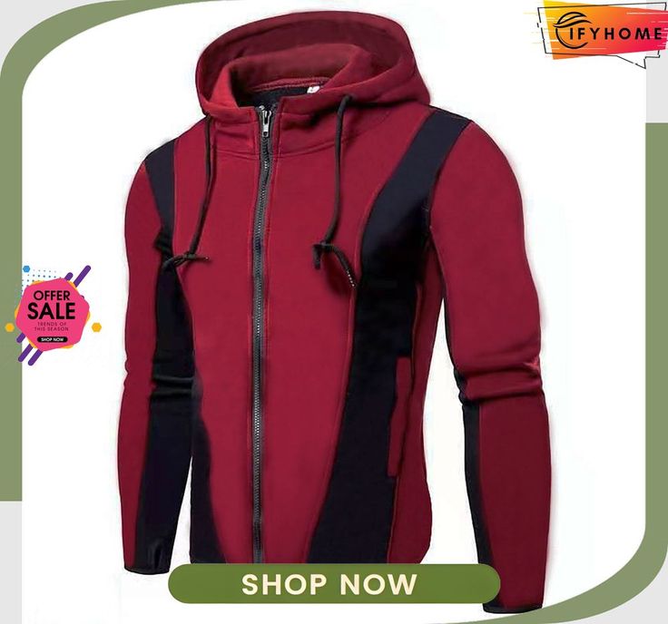 Men's Zip Hoodie Sweatshirt Hoodie Jacket Sweat Jacket Black Red Dark Gray Gray Hooded Color Block Sports & Outdoor Sports Streetwear Basic Cool Casual Winter Clothing Apparel Hoodies Sweatshirts Sports Streetwear, Sweat Jacket, Mens Zip Hoodie, Red Dark, Winter Clothing, Clothing Apparel, Big And Tall, Pattern Blocks, Sweatshirt Hoodie