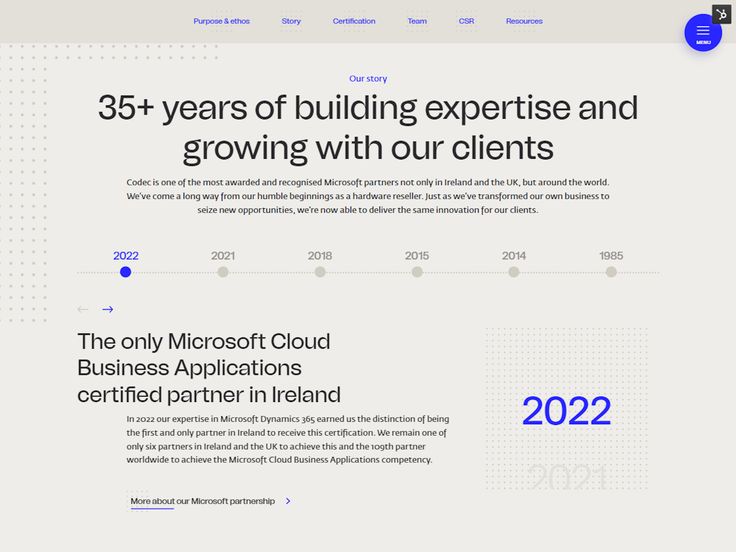 the website page for microsoft cloud