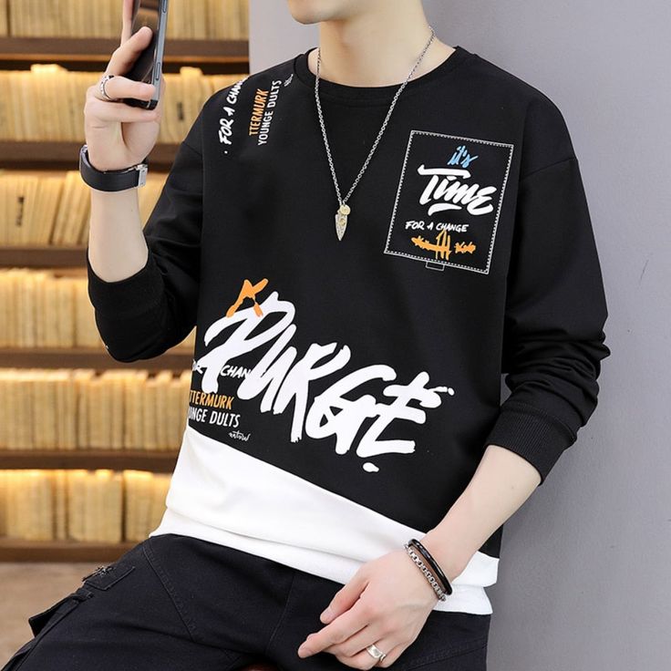 Hip Hop Sweatshirt Men Fashion Clothing Casual Hoodie No Hood Patchwork Japan Style Harajuku Sweatshirt Tops Pullovers White Long Sleeve Hip Hop Hoodie, White Long Sleeve Hip Hop Sweatshirt, White Hip Hop Hoodie Top, White Hip Hop Sweater For Winter, Hip Hop Style Long Sleeve Sweatshirt With Letter Print, Hip Hop Long Sleeve Letter Print Sweatshirt, Hip Hop Long Sleeve Sweatshirt With Letter Print, Long Sleeve Letter Print Hip Hop Sweatshirt, White Long Sleeve Sweater With Letter Print