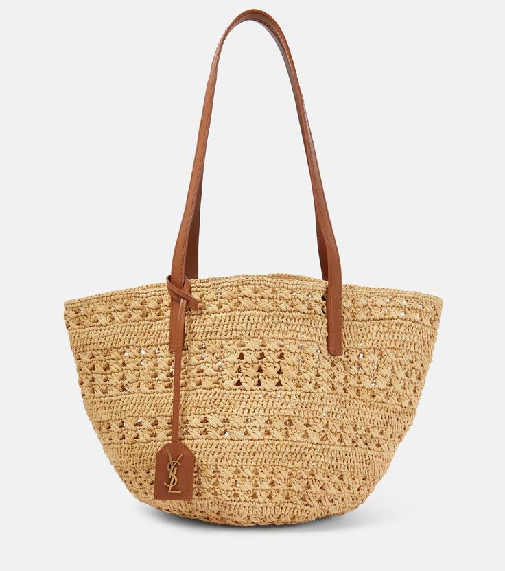 Height 21cm-8.5"
Max. width 41cm-16"
Max. depth 21cm-8.5"
Length of handles 56cm-22" Designer Natural Woven Straw Bag, Designer Natural Straw Bag For Daily Use, Luxury Rectangular Straw Bucket Bag, Designer Straw Bags With Intrecciato Weave, Designer Natural Straw Bag For Travel, Designer Natural Basket Straw Bag, Designer Natural Color Basket Straw Bag, Luxury Beige Bucket Bag With Intrecciato Weave, Designer Bags With Braided Handles In Natural Color