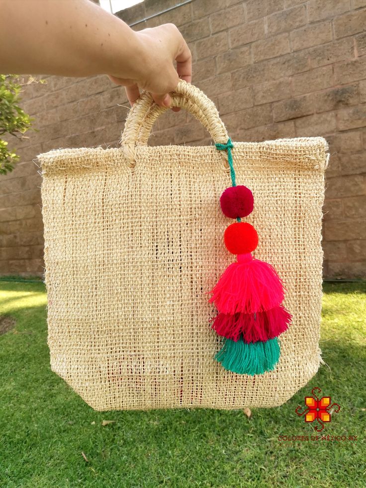 Fashionable tote, beautiful and durable bag, very practical and spacious, the strap is soft and comfortable. This Traditional Mexican Backpack is perfect to style with any outfit. Crossbody bag crochet embroidered by Mexican hands. Each piece is unique and handmade with dedication and taking care of every detail achieving the best quality in our products. MEASUREMENTS 10-11 inches wide 13-14 inches height *In the unlikely event that your item is faulty in any way, a full refund Will be given inc Eco-friendly Jute Bag With Double Handle, Large Natural Canvas Bag For Daily Use, Eco-friendly Double Handle Jute Bag, Green Jute Tote Shoulder Bag, Handheld Jute Beach Bag For Everyday, Handmade Double Handle Canvas Bag, Eco-friendly Handheld Jute Beach Bag, Natural Rectangular Canvas Bag With Braided Handles, Bohemian Natural Canvas Bag For Everyday Use