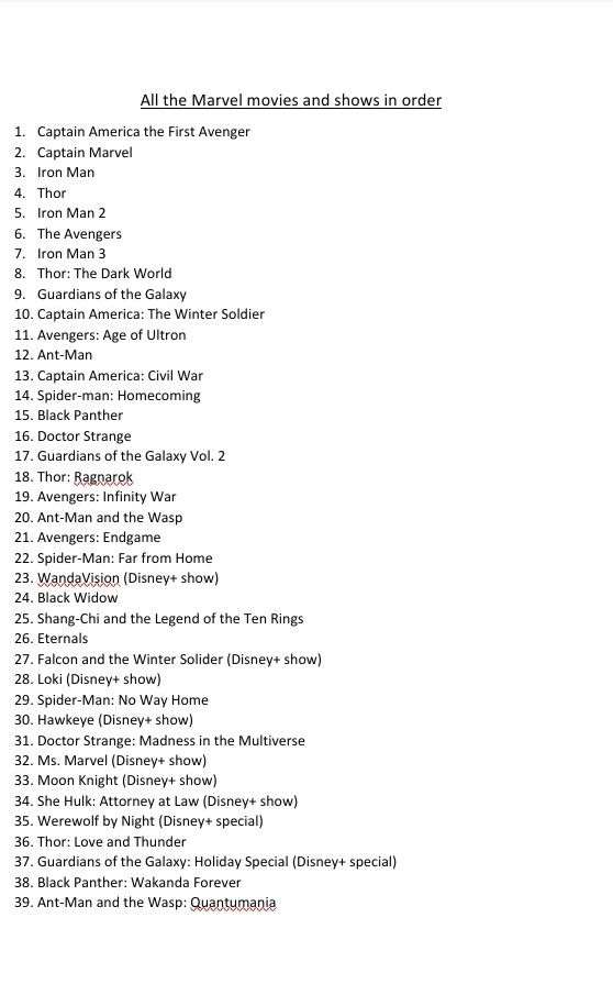 all the marvel movies and shows in order from 1 to 5 march 2013 - page 2