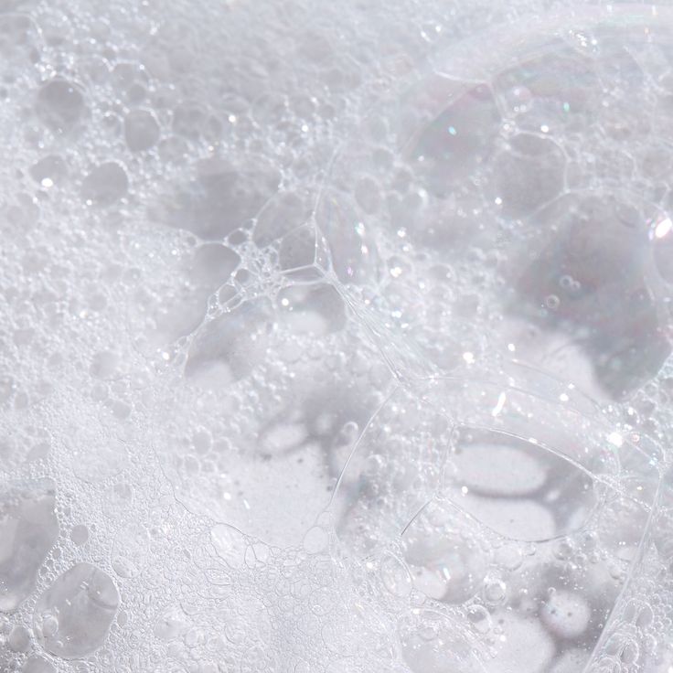 water bubbles are seen in this close up photo