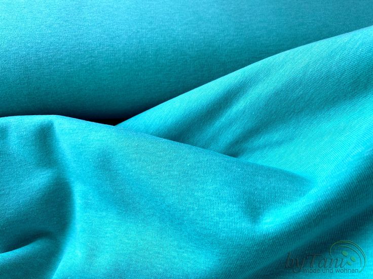 a close up view of a blue fabric