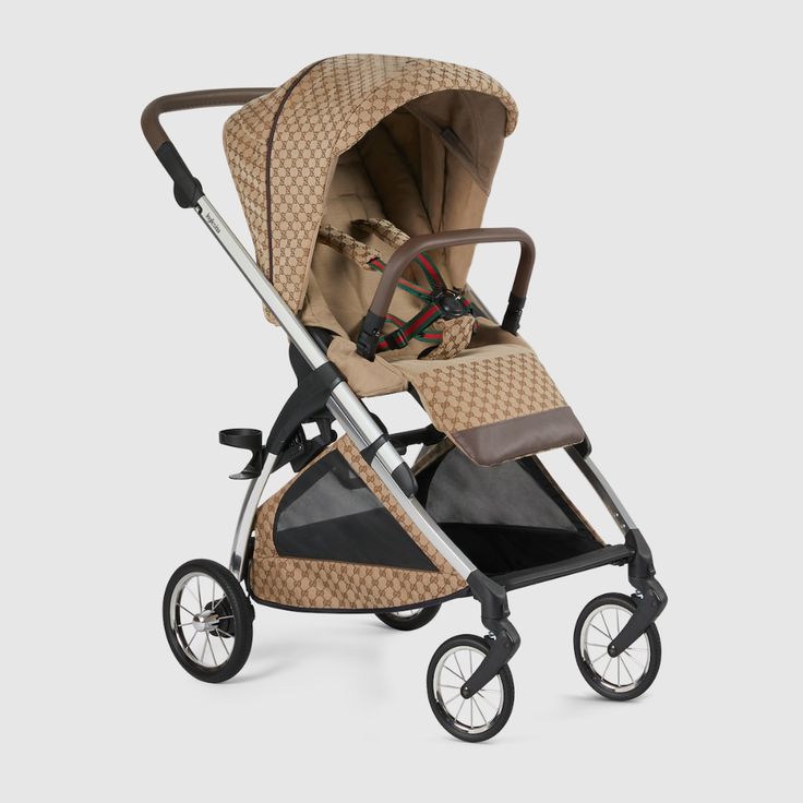 the stroller is made from woven material