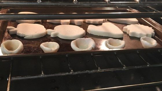 uncooked ravioli being cooked in an oven