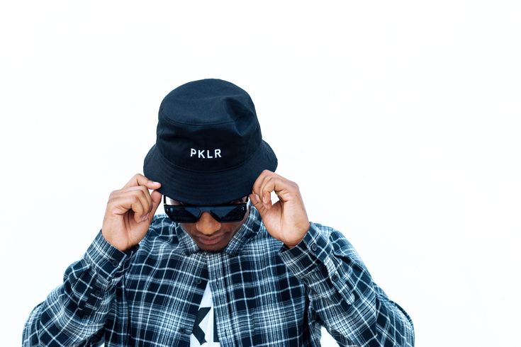 Embroidered PKLR logo bucket hat. 100% acrylic bucket hat with embroidered logo. One-size fits all. Available in Black. Short Brim Hats With Embroidered Logo For Streetwear, Streetwear Hats With Embroidered Logo And Short Brim, Flat Brim Bucket Hat For Spring Streetwear, Trendy Black Fitted Hat With Flat Brim, Streetwear Trucker Hat With Short Brim And Embroidered Logo, Streetwear Trucker Hat With Embroidered Logo And Short Brim, Black Brimmed Trucker Hat For Spring, Black Bucket Hat With Embroidered Logo For Streetwear, Trendy Streetwear Fitted Hat With Curved Brim