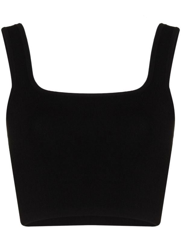 Black Cropped Tank Top, Tour Aesthetic, Black Cropped Tank, Black Crop Top Tank, Tate Mcrae, Black Hair Kpop, Strap Crop Top, Vest Designs, Black Crop Top