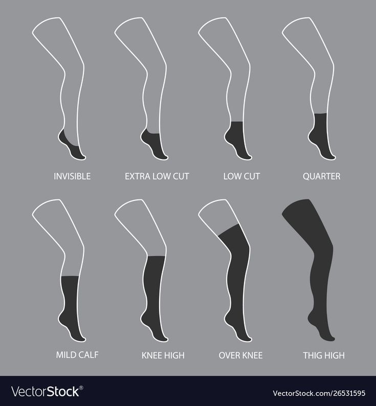 the different types of socks for men and women