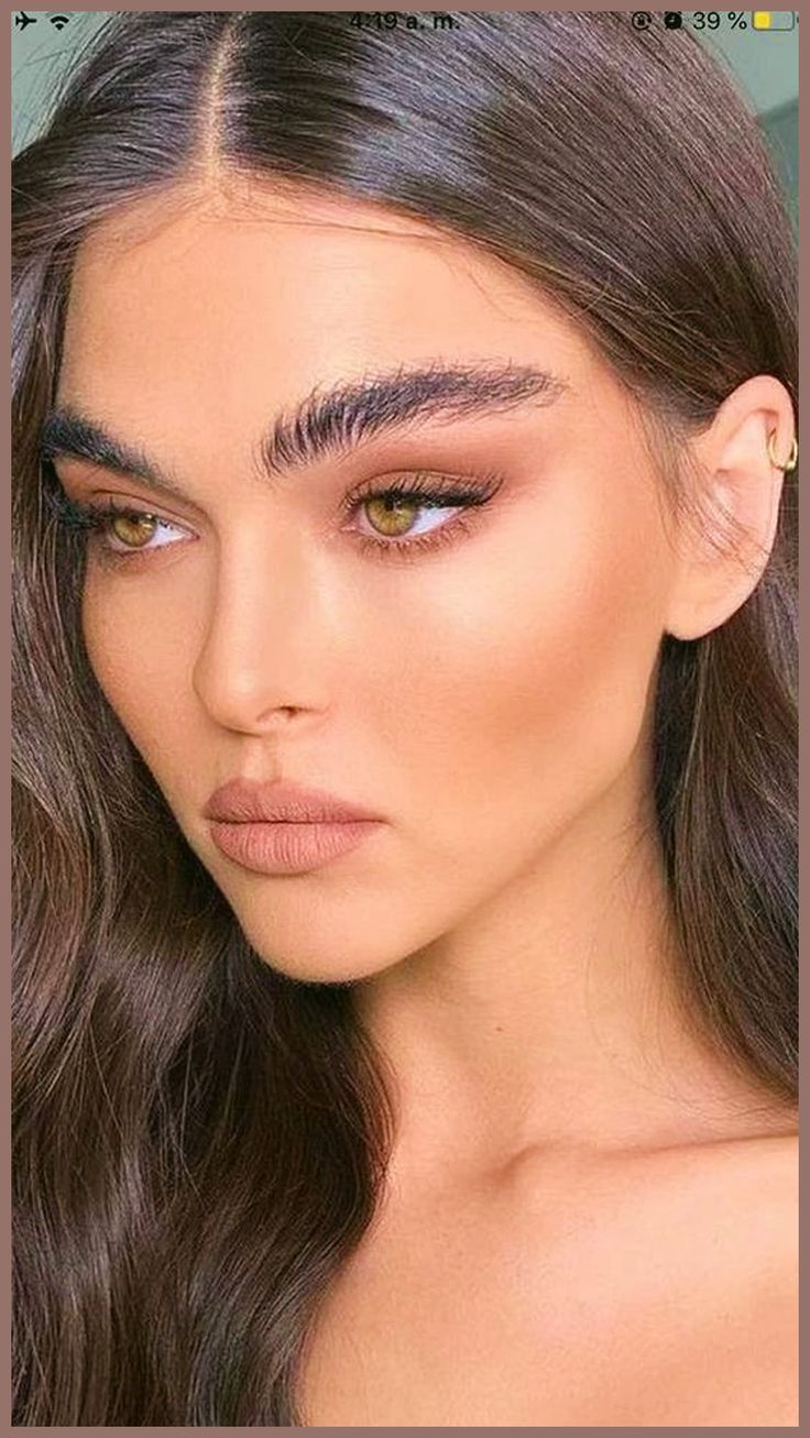 Smokey Eye Inspirations#eyeliner #makeup #eyemakeup #makeuplooks Brownie Makeup Look, Fox Eye Bridal Makeup, Trucco Smokey Eye, Nude Lip Makeup, No Make Up Make Up Look, Natural Makeup Styles, Natural Makeup Style, Pale Makeup, Dag Make Up