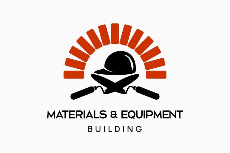 the logo for materials and equipment building