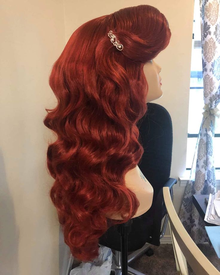 ⚔️Danger Tits ⚔️ | Updated ariel restyle, i love abby over at @thefairywigmothers #arielwig #arielrestyle #fairywigmothers | Instagram Mermaid Wigs, Ariel Wig, Ariel Makeup, Mermaid Wig, Ariel Hair, Ariel Cosplay, Side Fringe, Disney Cosplay, Party Makeup