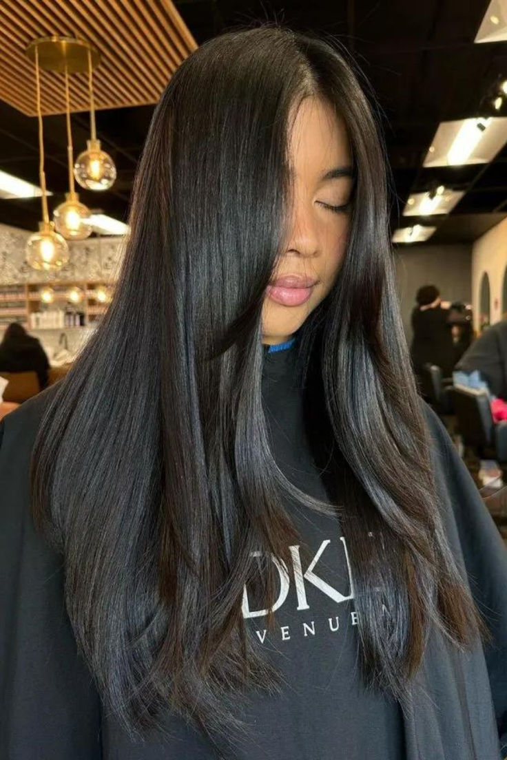 Long Layers With Short Faceframing Layered Haircuts Straight Hair, Layered Haircuts Straight, Layered Hair Ideas, Face Framing Hair, Haircuts For Long Hair With Layers, Brown Hair Inspo, Straight Hair Cuts, Hairstyles For Layered Hair, Long Layered Haircuts